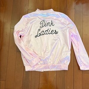 Iridescent Pink Bomber Jacket